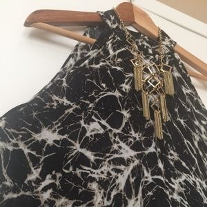 PHILOSOPHY Black Halter Dress